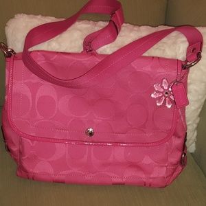 PINK Coach work/laptop bag